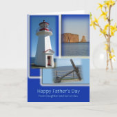 Happy Vaderdag - Van dochter en schoonzoon Kaart (Gele Bloem)