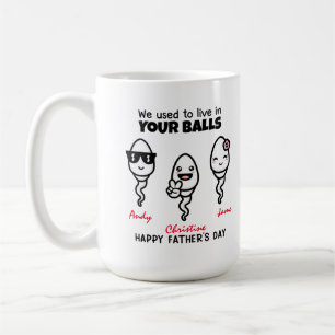 Happy Vaderdag van je kleine roekjes Koffiemok