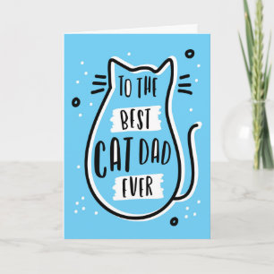 Happy Vaderdag van katten Kaart