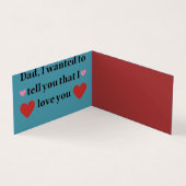 Happy Vaderdag Visitekaartjes (Binnen)