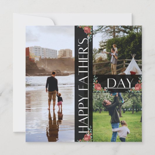 Happy Vaderdag wish card Aankondiging (Voorkant)