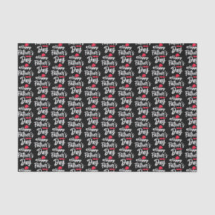 Happy Vaderdag word getild Tissuepapier