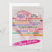 Happy Valentijn - 1 Corinthians 13 (Voorkant / Achterkant)