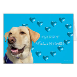 Happy Valentijn Cute Dog Small Kaart