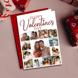 Happy Valentijn Husband   Vrouw Gedicht Rode Vakan Kaart