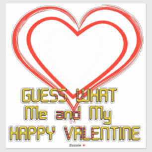 Happy Valentijn Sticker