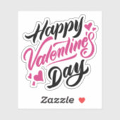 Happy valentijnen sticker (Vel)