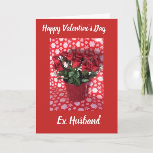 Happy Valentijn's Day ex man kaart (Voorkant)