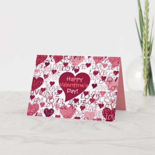 Happy Valentijn's Day Kaart (Voorkant)