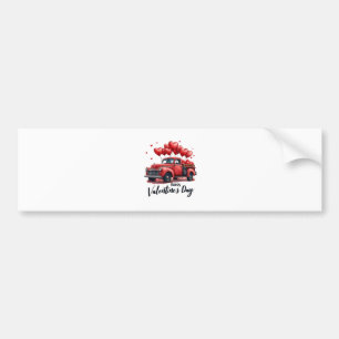 Happy Valentijn's Day Matching Couples Outfit Bumpersticker