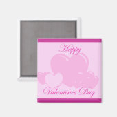 Happy-Valentijns -Day schattig Magneet (Voorkant / Achterkant)