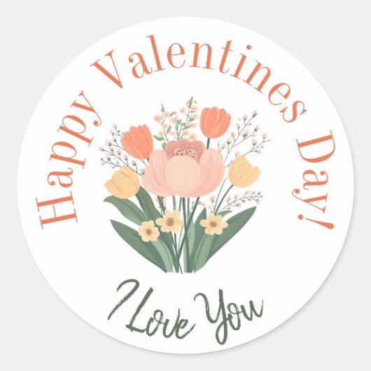 Happy Valentijn's Day stickers (Voorkant)