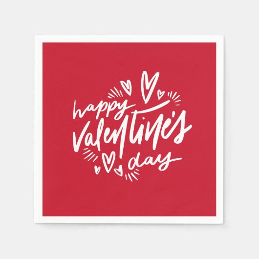 Happy Valentijns Servet (Voorkant)