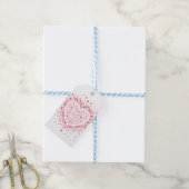 HAPPY VALENTIJNSDAG / Cadeau Label Cadeaulabel (Met Touw)