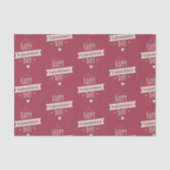  Happy Valentijnsdag Elegantie Tissuepapier (Voorkant)