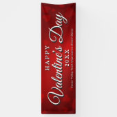 HAPPY VALENTIJNSDAG EVENEMENT RED HEARTS BANNER (Verticaal)