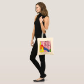 Happy Valentijnsdag of elke dag dat mama grappig i Tote Bag (Voorkant (model))