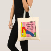 Happy Valentijnsdag of elke dag dat mama grappig i Tote Bag (Voorkant (product))