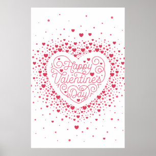 Happy Valentijnsdag Poster 24x36