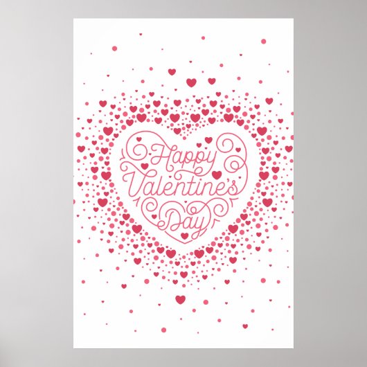 Happy Valentijnsdag Poster 24x36 (Voorkant)