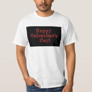 Happy Valentijnsdag Rood & Zwart T-shirt