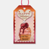 Happy Valentijnsdag Sweet Muffin Cadeaulabel (Achterkant)