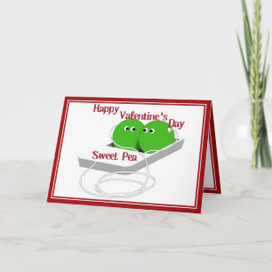 Happy Valentijnsdag, Sweet Pea Feestdagen Kaart