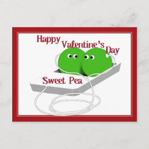 Happy Valentijnsdag, Sweet Pea Feestdagenkaart