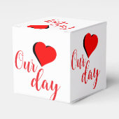 Happy Valentine Day Bedankdoosjes (Voorkant Zijde)