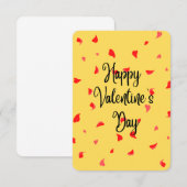 Happy Valentine Day Bedankkaart (Voorkant / Achterkant)