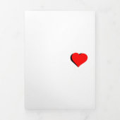 Happy Valentine Day Drieluik Uitnodiging (Cover)