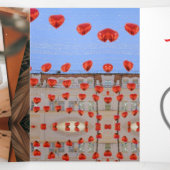 Happy Valentine Day Drieluik Uitnodiging (Binnenkant midden)