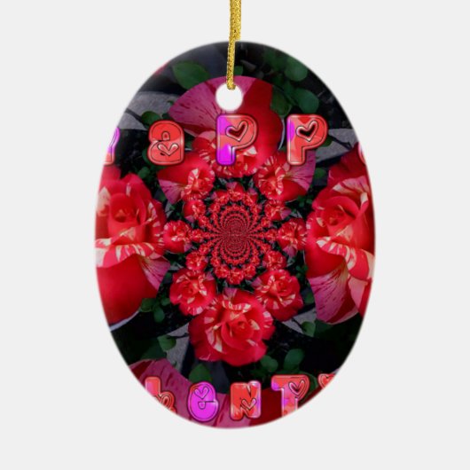 Happy Valentine Day.png Keramisch Ornament (Voorkant)