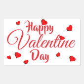 Happy Valentine Day Sticker (Voorkant)