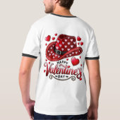 Happy Valentine’s Day Cowboy Hat T-Shirt 👕 (Dos)