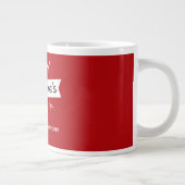 Happy Valentine’s Day – Cute Valentine Love Custom Extra Grote Beker (Rechts)