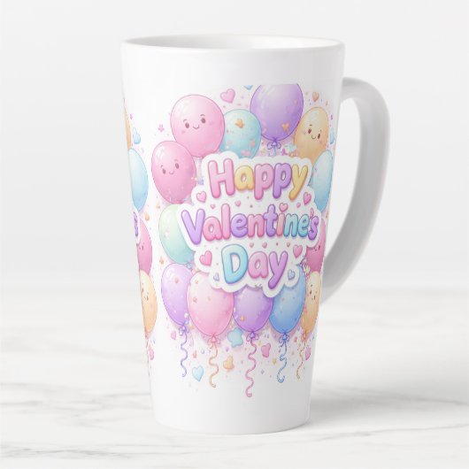 Happy Valentine’s Day Mug – Cute Love Gift (Angle droit)