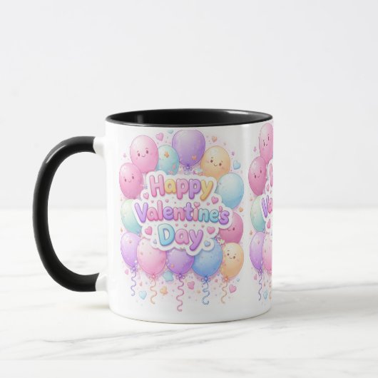 Happy Valentine’s Day Mug – Cute Love Gift (Gauche)