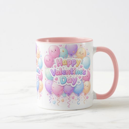 Happy Valentine’s Day Mug – Cute Love Gift (Droite)