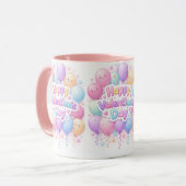 Happy Valentine’s Day Mug – Cute Love Gift (Devant gauche)