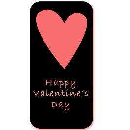 Happy Valentine’s Day Postcard | Pink Heart Briefkaart