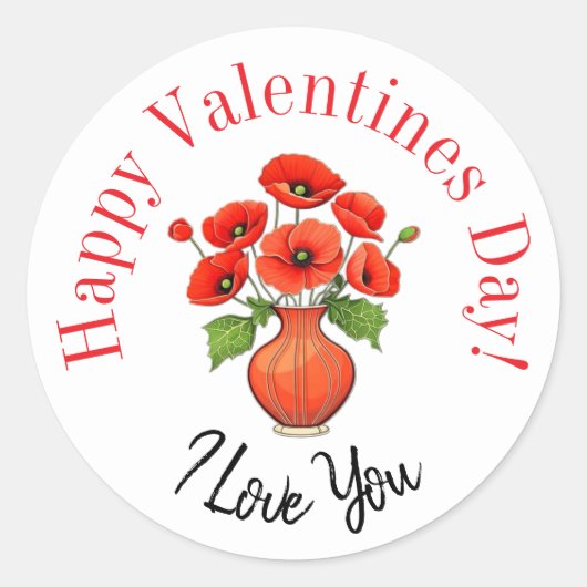 Happy Valentine’s Day stickers (Devant)
