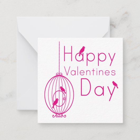 Happy Valentines dag Notitiekaartje (Voorkant)