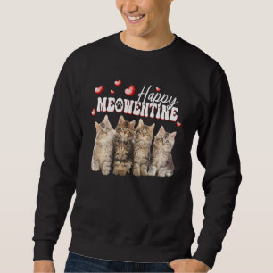 Happy Valentines Day 2022 Cute Cats Kitten Matchin Trui