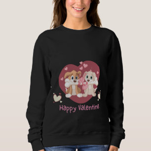 Happy Valentine's Day 2024 Funny Dogs Schattige Trui