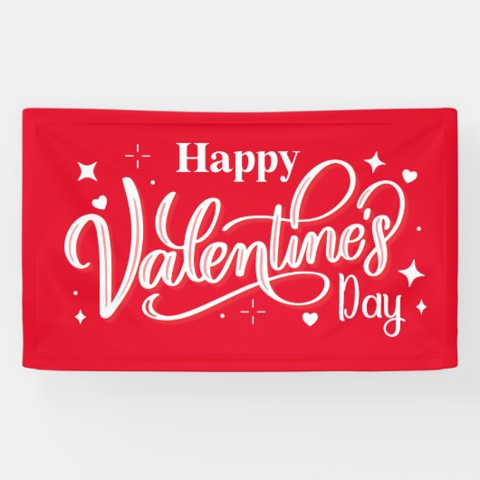 Happy Valentine's Day banner (Horizontaal)