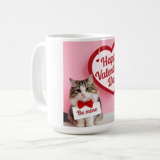 Happy Valentine's day - Be mine Koffiemok (Voorkant links)