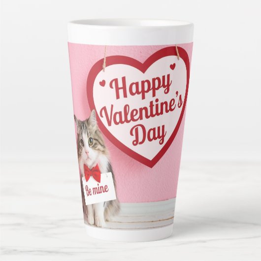Happy Valentine's day - Be mine Latte Mok (Voorkant)