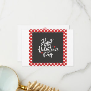 Happy Valentine's Day" Bedankkaart