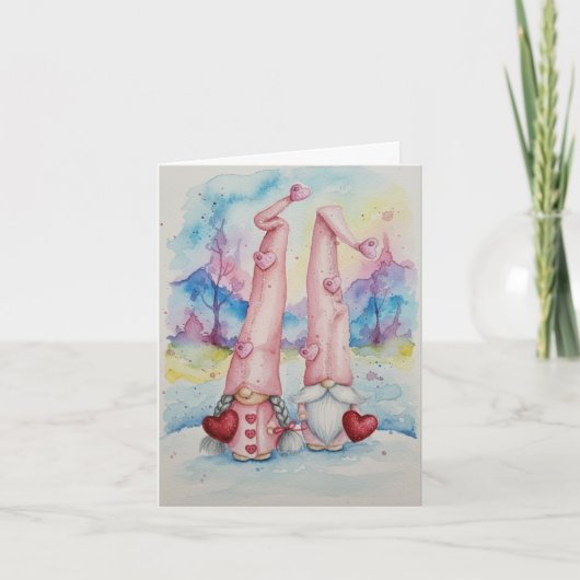 Happy Valentine's Day Bedankkaart (Voorkant)